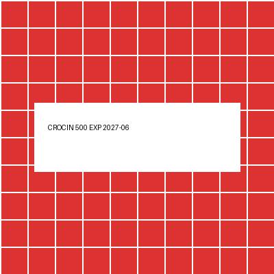 Sealed pack of Crocin 500mg